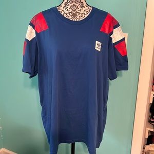 Adidas Climalite Distressed Look Streetwear Casual Tshirt Top 2XL